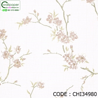วอลเปเปอร์ติดผนังลายดอกไม้ No.CHI34980