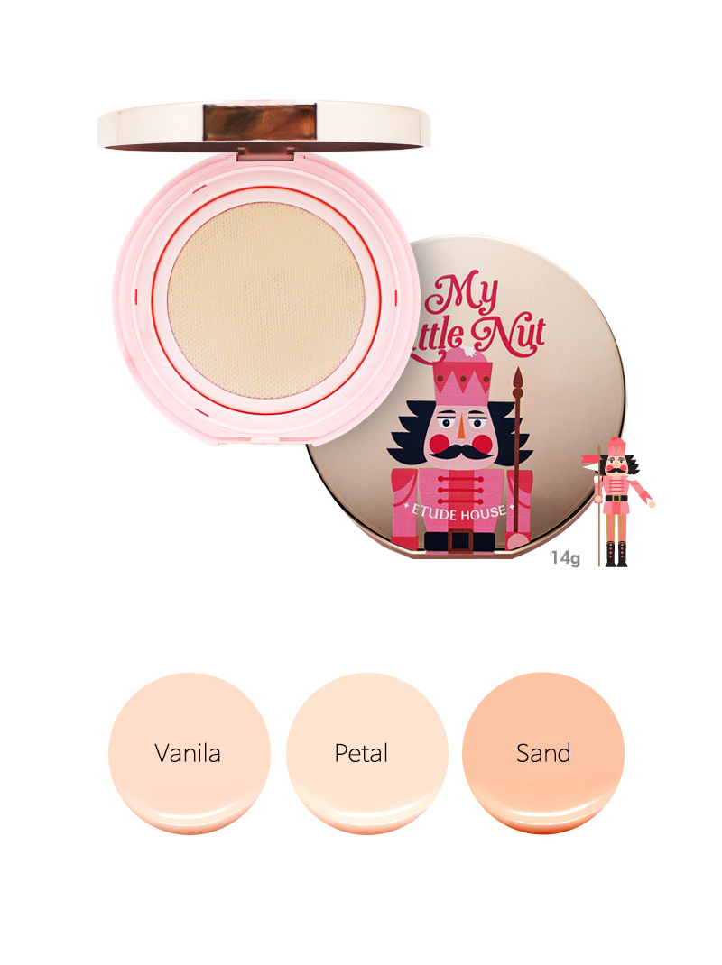 Etude House My Little Nut Any Cushion Cream Filter SPF33 PA++ #19 Vanilla Cushion