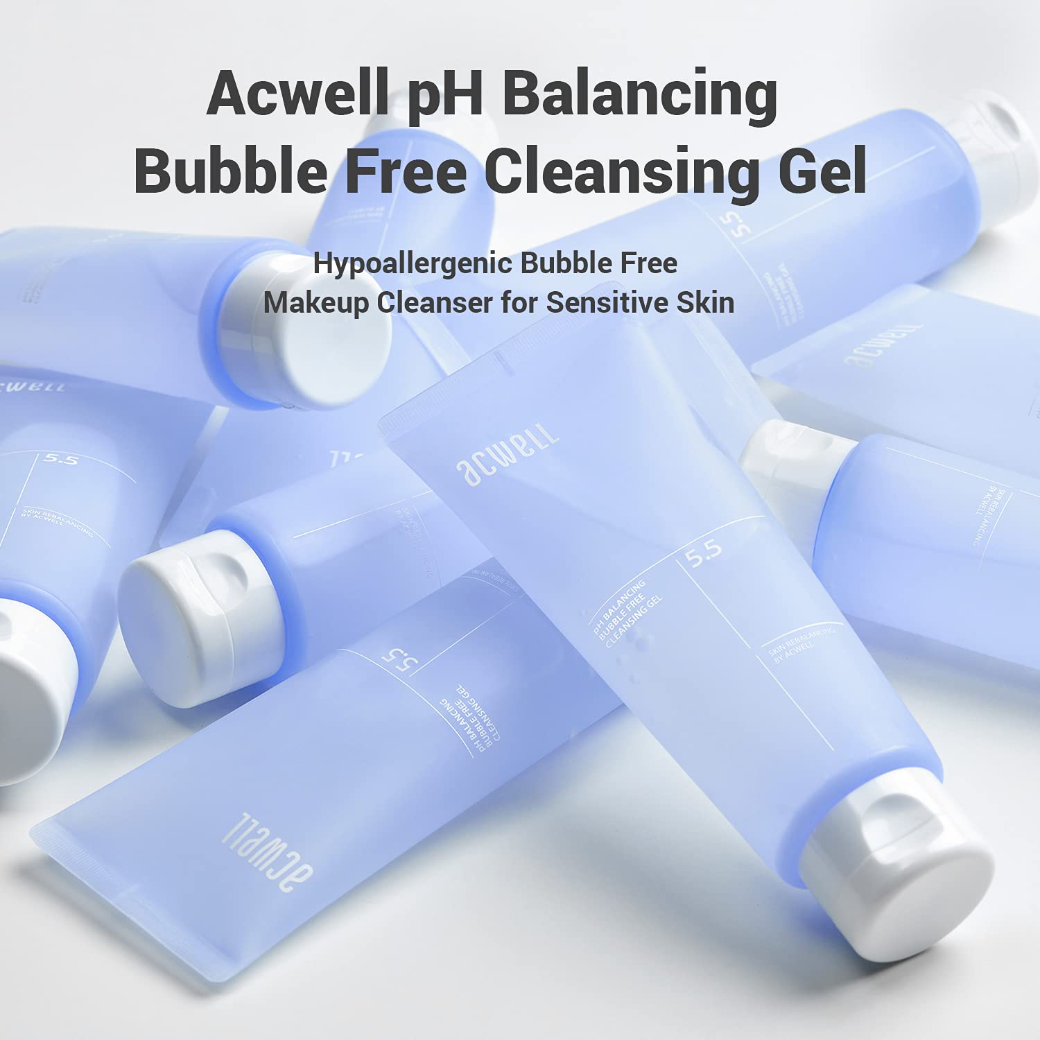 Acwell pH Balancing Bubble Free Cleansing Gel 70 ml.