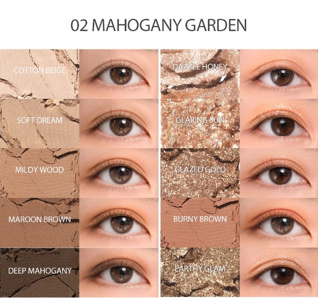 Rom&nd Better Than Palette #02 Mahogany Garden
