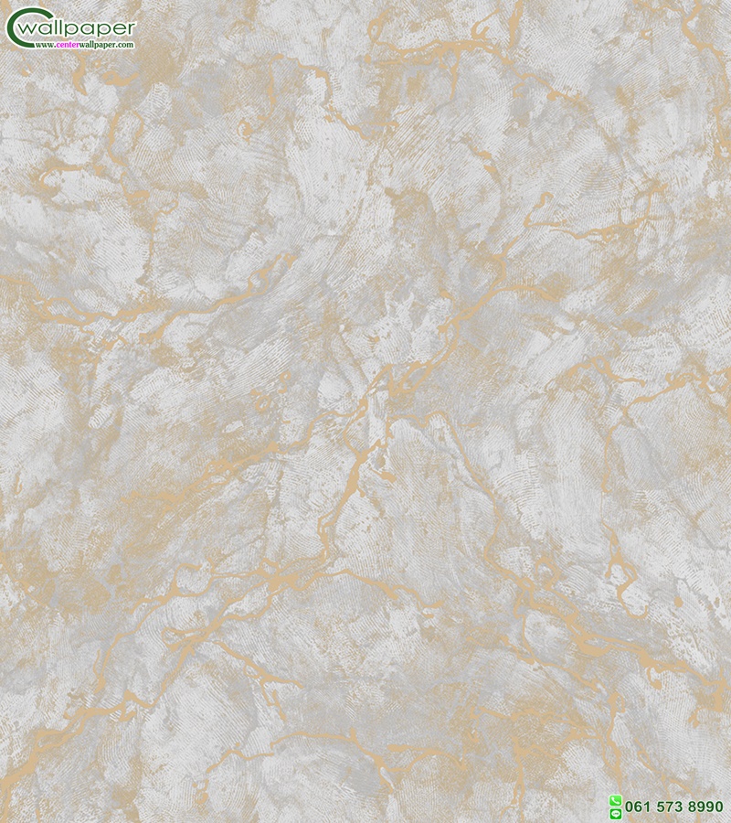 วอลเปเปอร์เกาหลีหน้ากว้างลายหินอ่อน ล๊อฟ สีน้ำตาลทอง