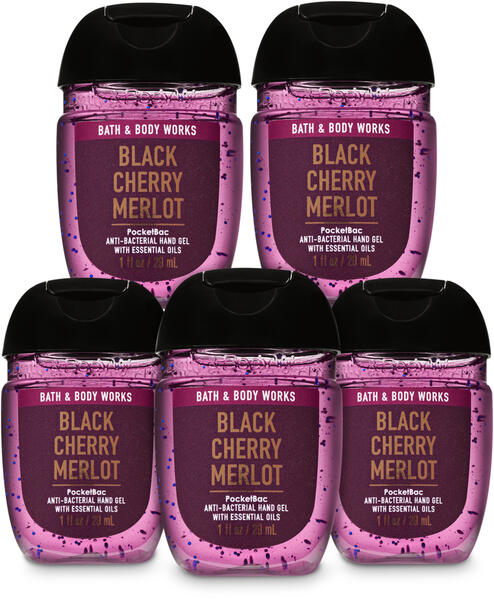 Bath & Body Works PocketBac Anti-Bacterial Hand Gel 29ml. #Black Cherry Merlot