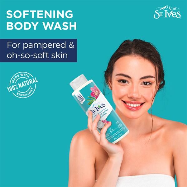 St. Ives Hydrating Body Wash Coconut Water and Orchid 473 ml.