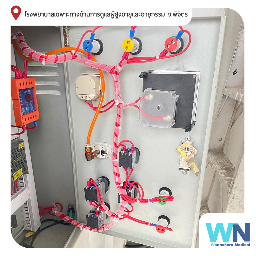 ติดตั้งเครื่องผลิตสุญญากาศทางการแพทย์ Vacuum pump