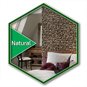 สไตล์เนเชอรัล ธรรมชาติ อิฐ หิน ปูน ไม้ natural wallpaper