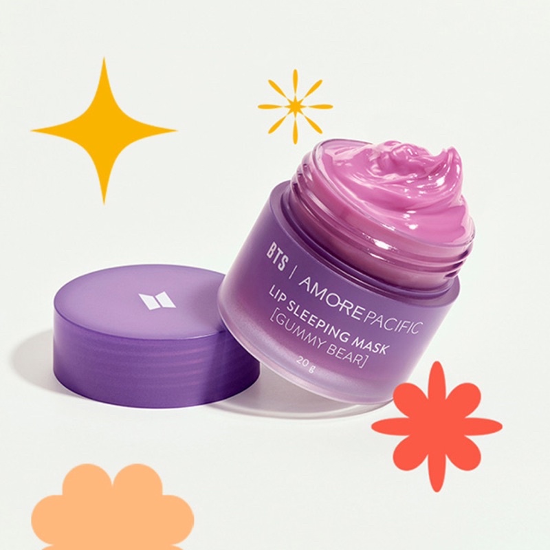BTS Amore Pacific Lip Sleeping Mask #Gummy Bear 20 g. Limited Edition Permission To Dance on Stage