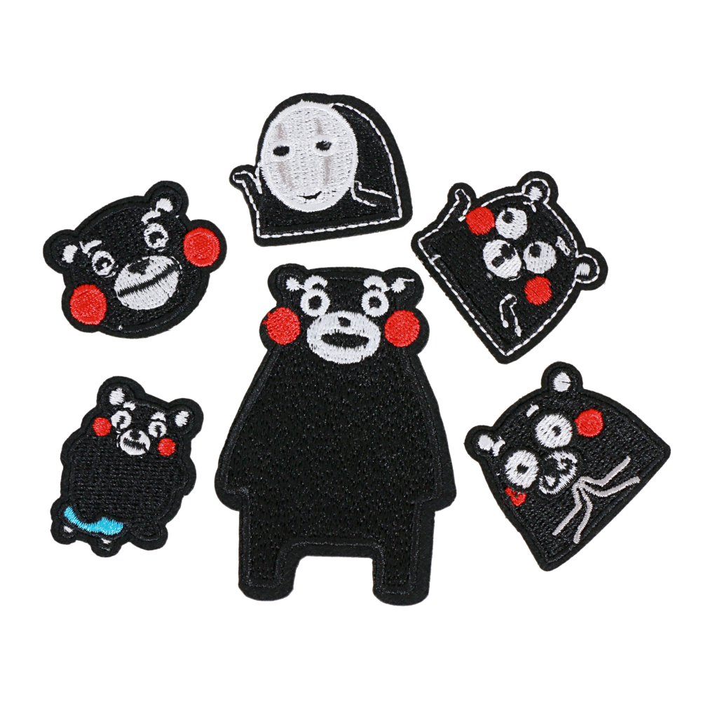 P006 เซ็ตตัวรีดติดเสื้อ Kuma-mon