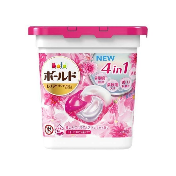 P&G Bold Power Gel Ball 4D #Premium Blossom 12 ลูก