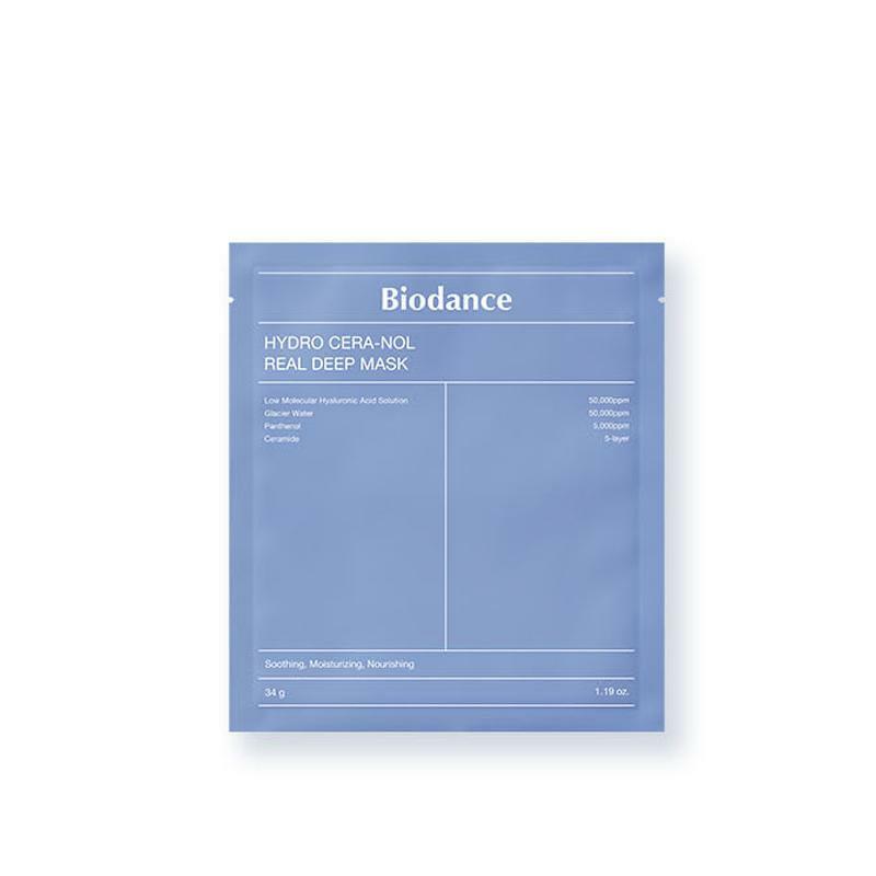 Biodance Hydro Cera-Nol Real Deep Mask 34 g. #ฟ้า 1 แผ่น