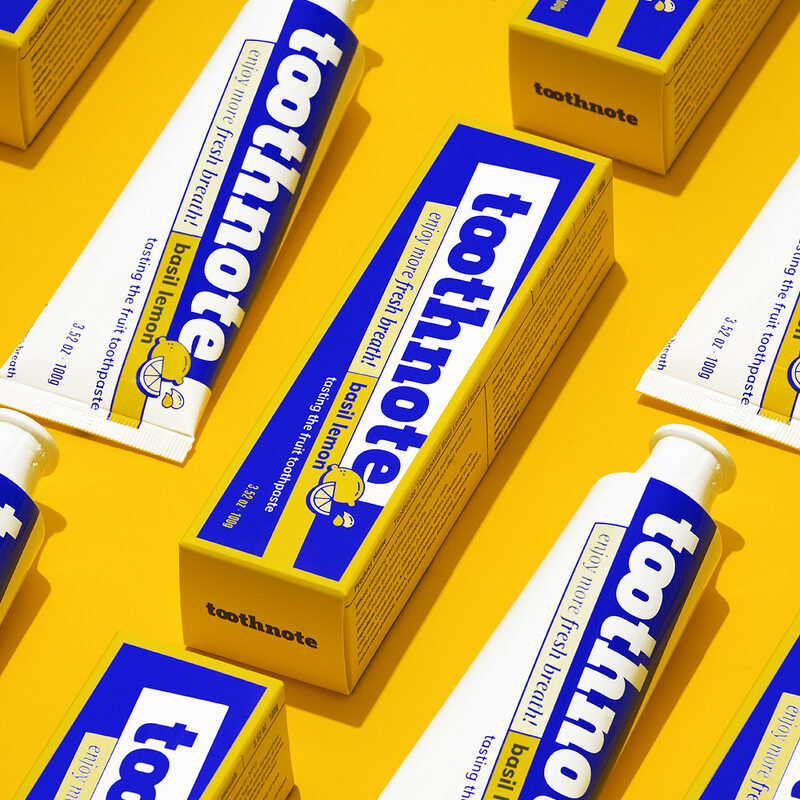 Toothnote Moisturizing Toothpaste 100 g. #Basil Lemon