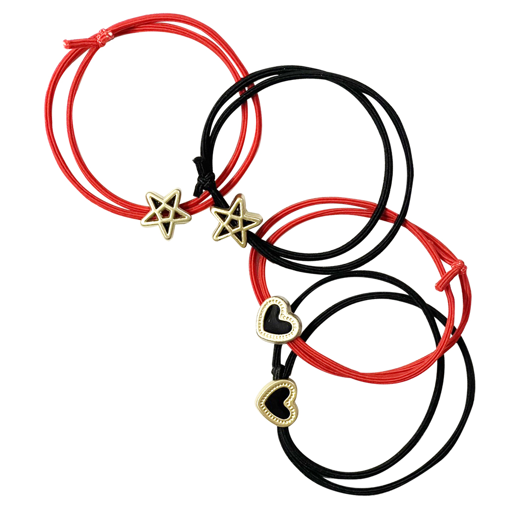 🌈ยางยืดรัดผม🧡หัวใจและดาว⭐ยางยืด สุ่มคละสีคละลาย✔️พร้อมส่งในไทย ยางมัดผม ยางยืดรัดผมเกาหลี ยางรัดผม