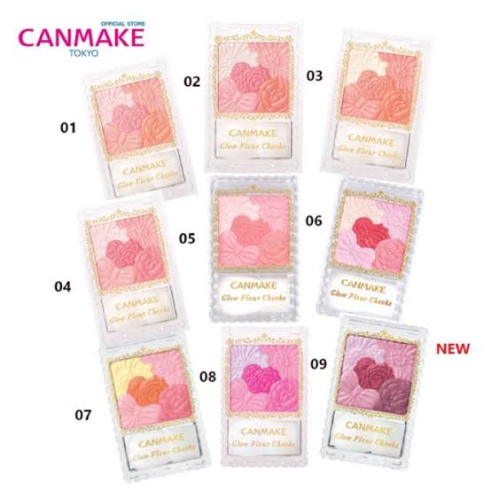 Canmake Glow Fleur Cheeks 6.3 g. #04 Strawberry Fleur