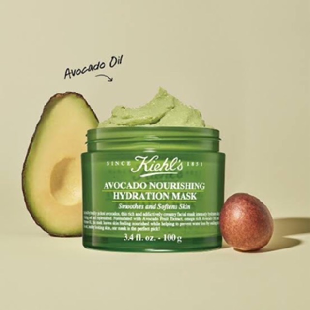 Kiehl's Avocado Nourishing Hydration Mask 100 ml.
