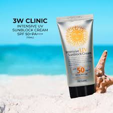 3W Clinic Intensive UV Sunblock Cream SPF50 PA+++ 70 ml.