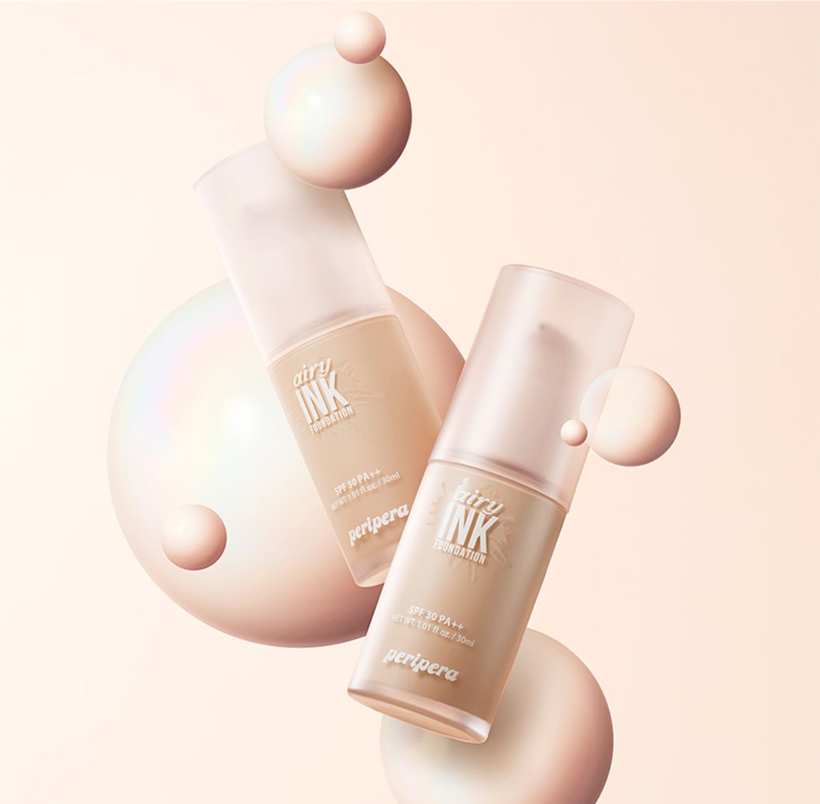 Peripera Airy Ink Foundation No.1 ผิวขาว