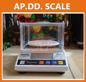 ตาชั่งดิจิตอล เครื่องชั่งดิจิตอล เครื่องชั่งแบบตั้งโต๊ะ Digital Scale 2kg ความละเอียด 0.01g ทศนิยม 2 ตำแหน่ง AMPUT รุ่น APTP457B