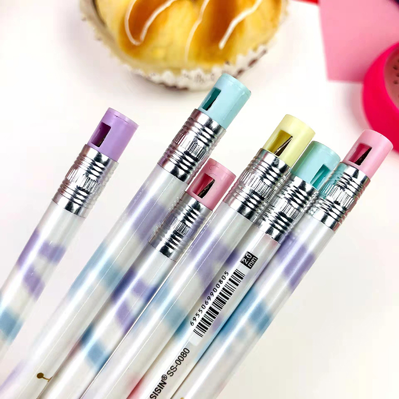 ⭐ดินสอกด🪐2M ลายกลุ่มดาวราศี📌สุ่มลาย✅พร้อมส่งในไทย ดินสอ ดินสอกด เครื่องเขียน ลายการ์ตูน