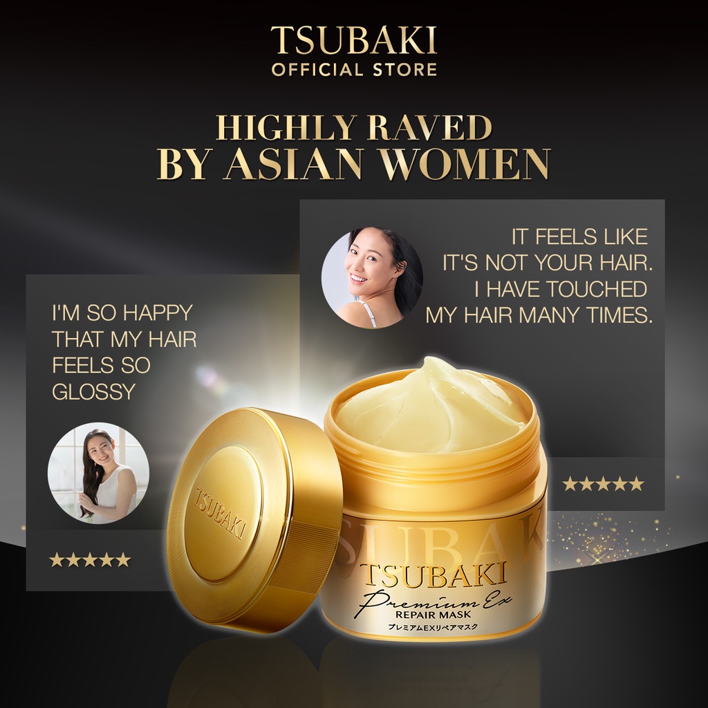 Tsubaki Premium EX Repair Mask 180 g. + Refill 150 g.