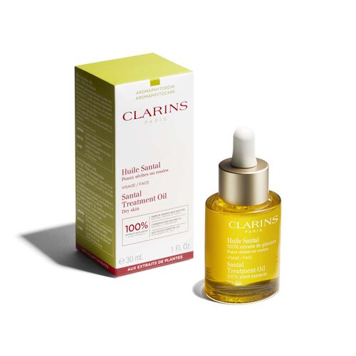 Clarins Santal Face Treatment Oil for Dry Skin 30 ml.