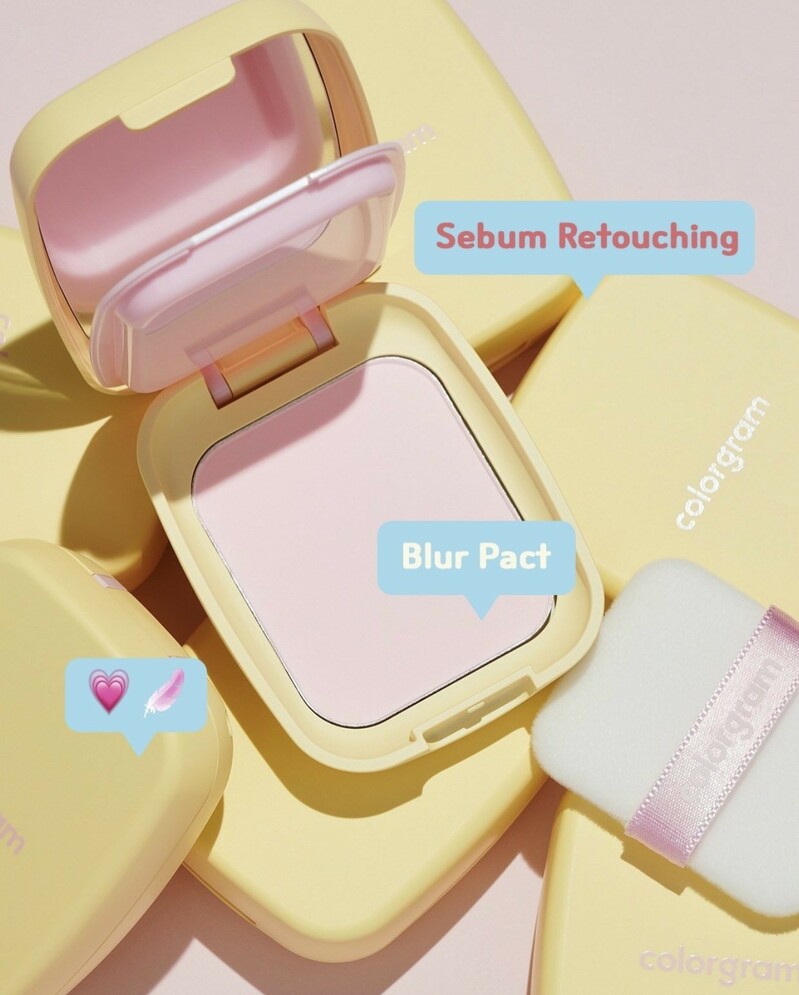 COLORGRAM Sebum Retouching Blur Pact 6.5 g.
