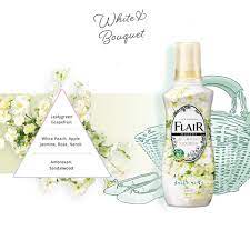 Kao Flair Fragrance Softener Refill 380 ml. #White Bouquet หอมกลิ่นกุหลาบและมะลิ สดชื่น อ่อนโยน