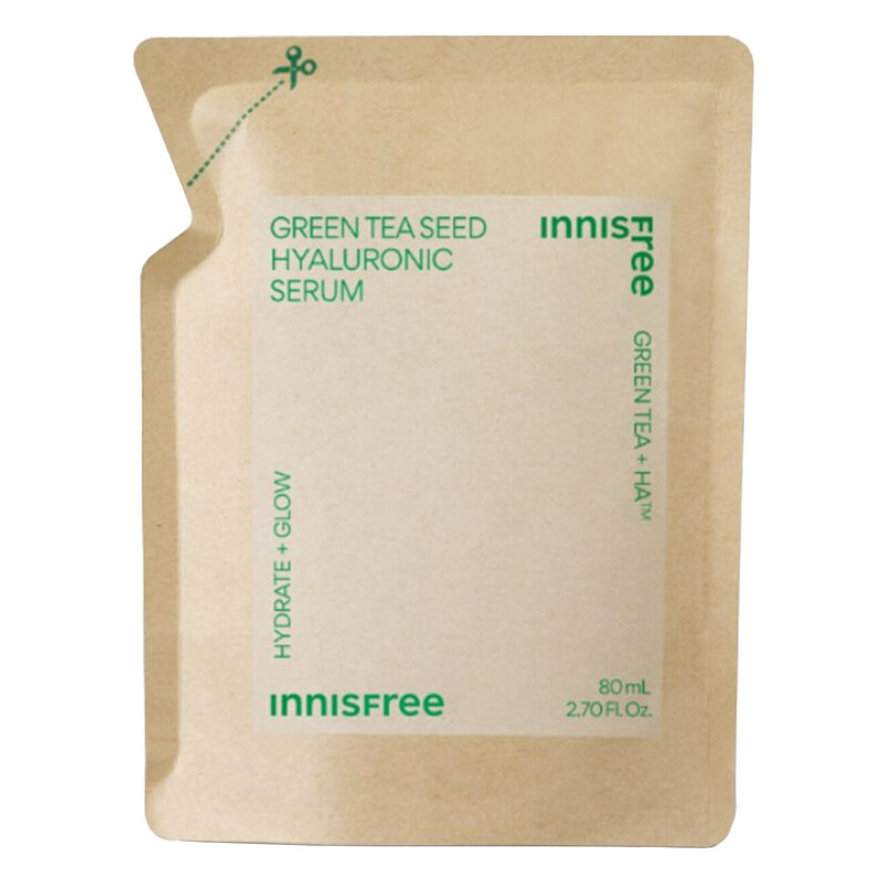 Innisfree Green Tea Seed Hyaluronic Serum 80 ml. #ถุง Refill
