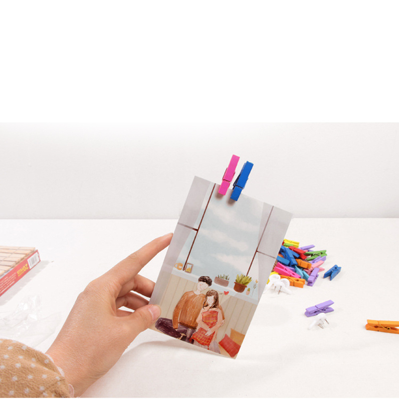 🌈 ตัวหนีบไม้อเนกประสงค์🌈ชุดตัวหนีบ 20 ชิ้น พร้อมเชือก📌เลือกแบบ ราคา 10 บาท✅พร้อมส่ง OHWOWSHOP ไม้หนีบ เชือก หลากสี