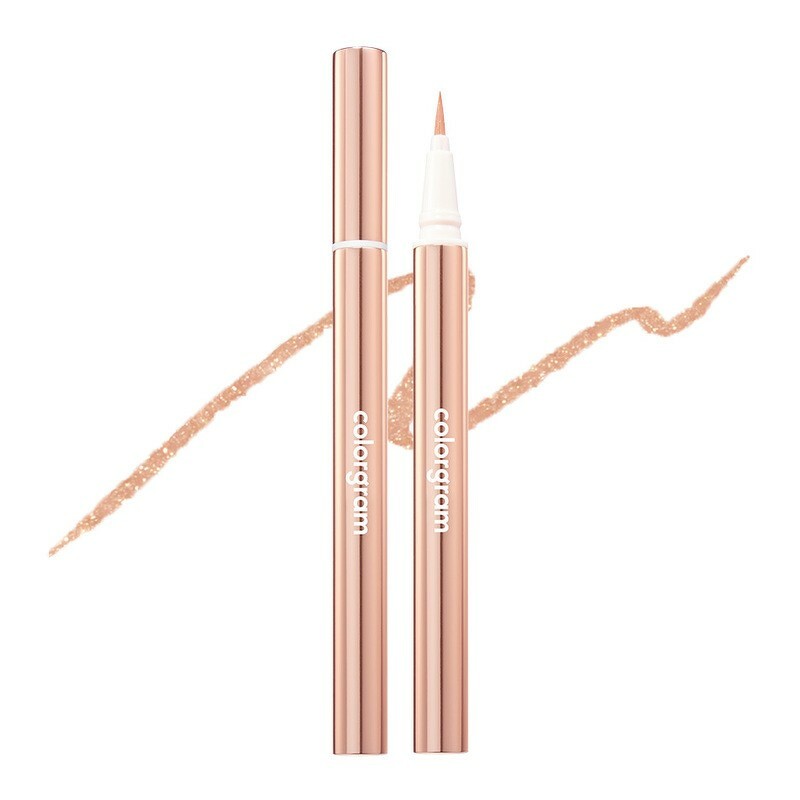 COLORGRAM Milk Bling Glitter Liner 0.6 g. #03 Peach Tear