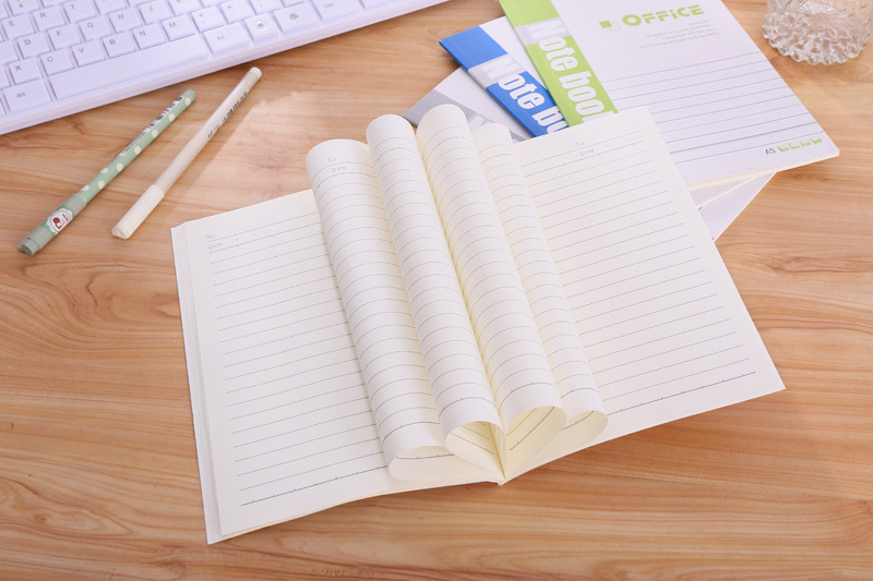 สมุด A5 Note Book ลายเส่น 13.7*19.5 Pcs 38 [สุ่มลาย] ชิ้นละ 7 บาท Ohwowshop เครื่องเขียน