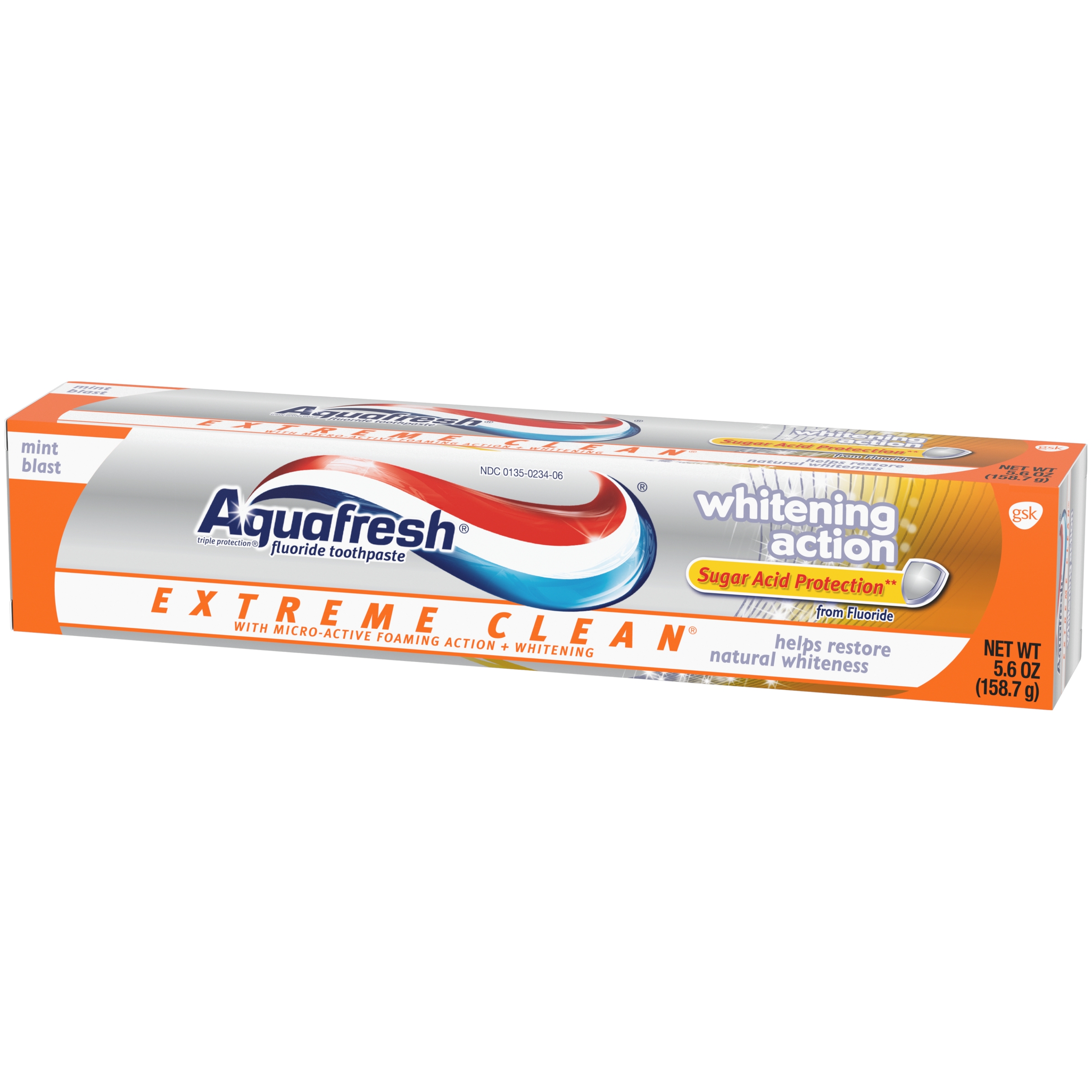 Aquafresh Extreme Clean Whitening Action Toothpaste 158.7 g.