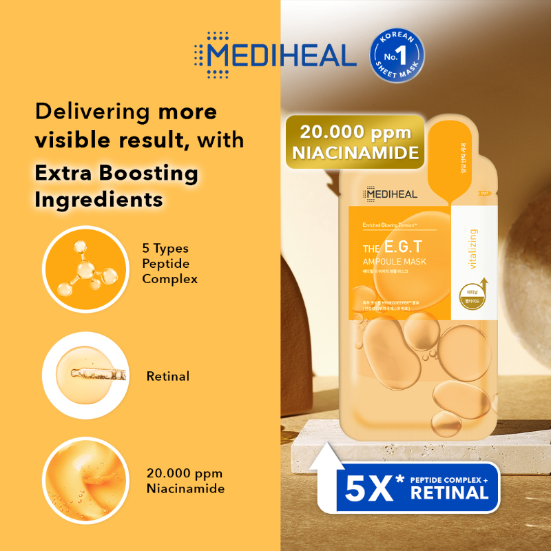 Mediheal The E.G.T Nourishing Ampoule Mask 27 ml.