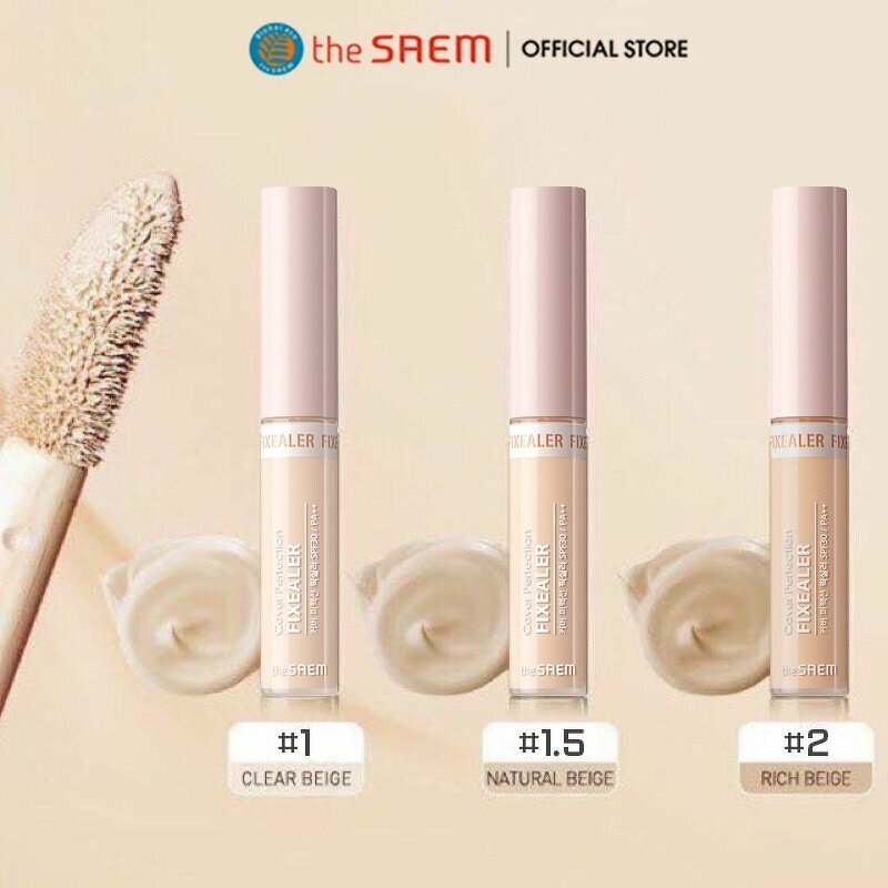 The Saem Cover Perfection Fixealer 6.5 g. #02 Rich Beige