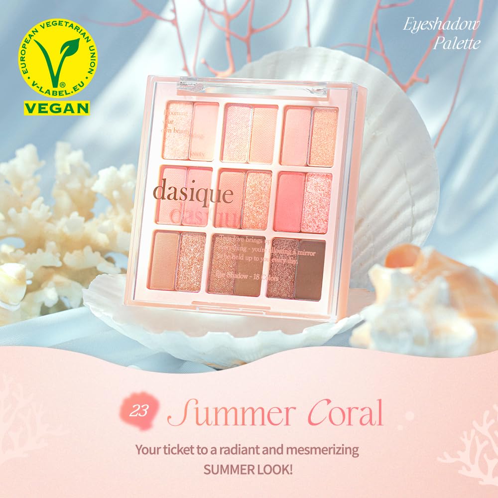 Dasique Shadow Palette 8 g. #23 Summer Coral