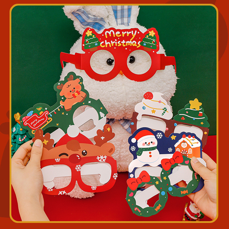 🎄⭐แว่นตากระดาษคริสต์มาส🥽🎄Merry Christmas📌เลือกลายได้ ราคาะ 6 บาท✔️พร้อมส่ง Ohwowshop ปาร์ตี้ ซานตาคลอสคริสต์มาส