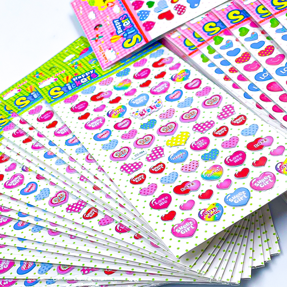 🧡สติกเกอร์นูน💛Sticker🩷หัวใจ🩷🌹สติกเกอร์การ์ตูน🎉เลือกลาย✔️พร้อมส่งในไทย สติ๊กเกอร์ DIY ของปัจฉิม วาเลนไทน์