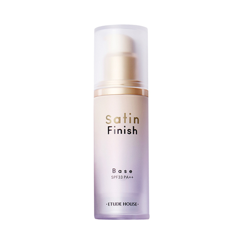 Etude House Satin Finish Base SPF33 PA++ 30 g. #Lavender - ม่วง : ปรับผิว ให้สว่างขาว