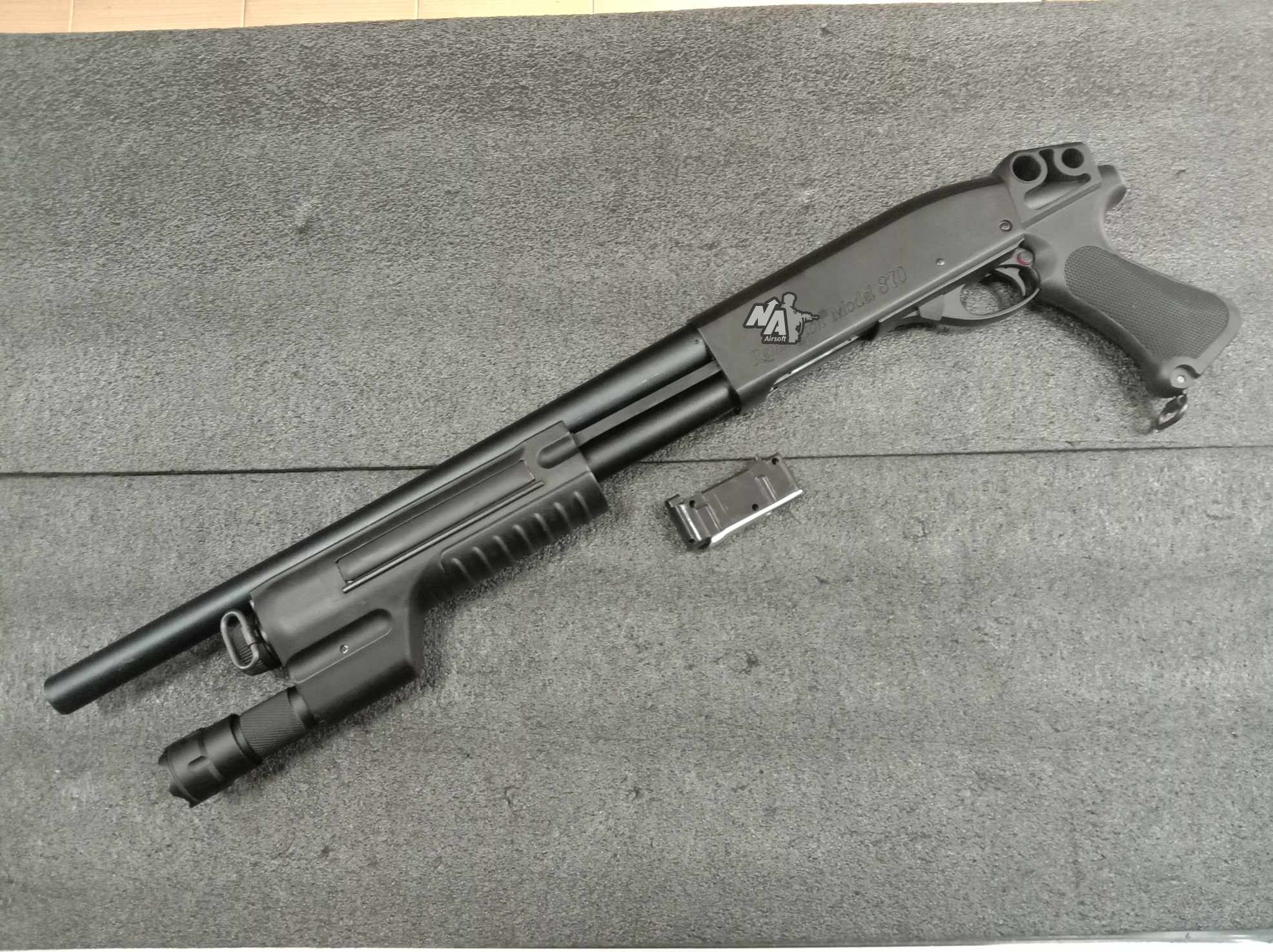 E&C M870+ประกับไฟฉาย Aircocking (มือสอง)