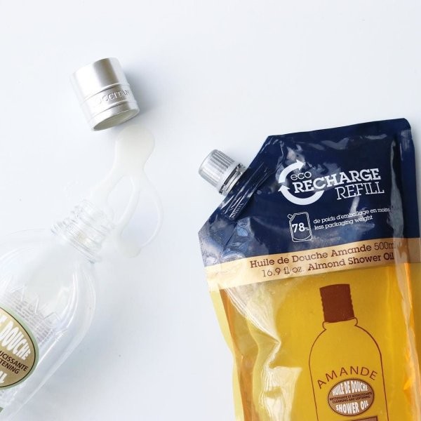 L'Occitane Almond Shower Oil 500 ml. (Eco RefillX