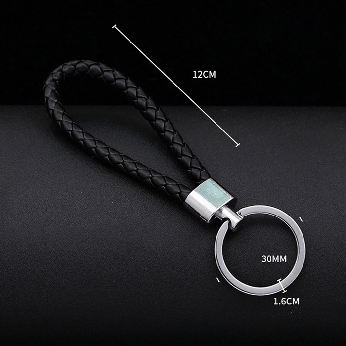 พวงกุญแจสายหนังถัก!! แบบเชือกหนังถัก พวงกุญแจเชือกหนังถักทอ📌เลือกสี แฮนด์เมดถักเชือก สุดเทห์