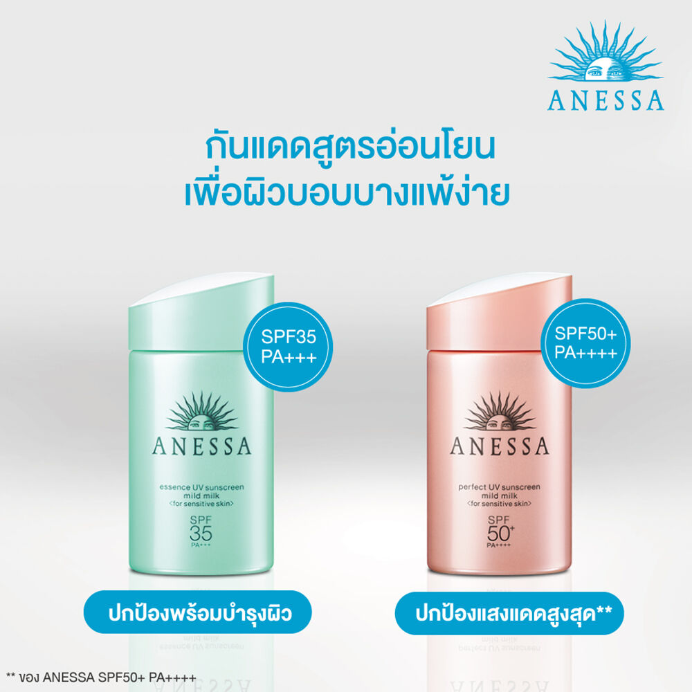 Shiseido Anessa Moisture UV Sunscreen Mild Milk SPF35/PA+++ 60 ml.