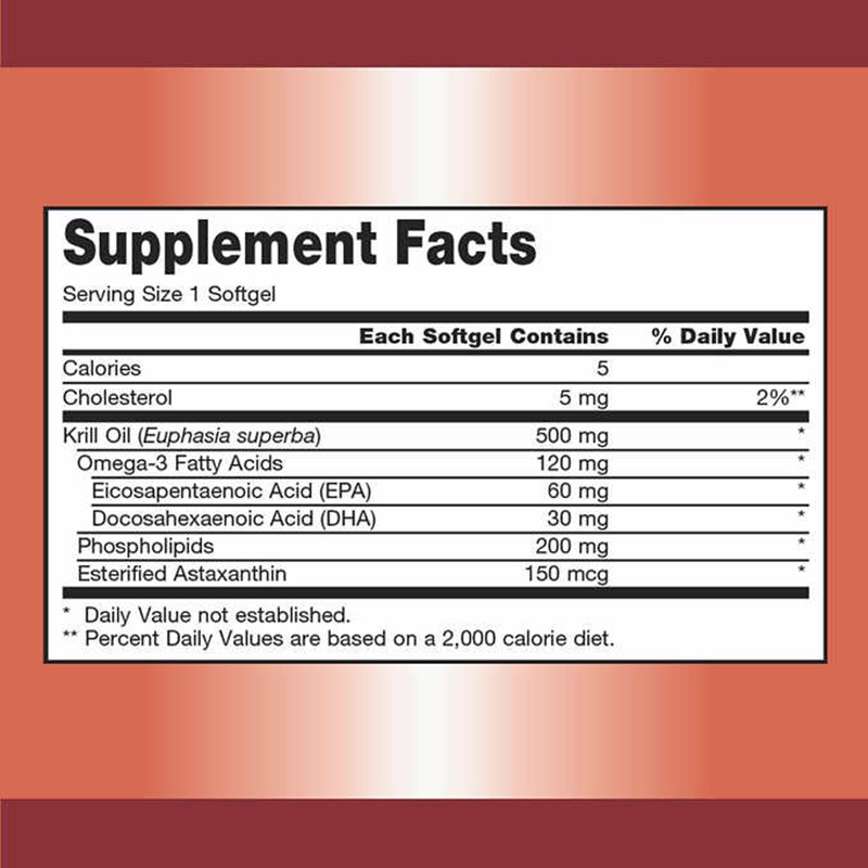 Kirkland Krill Oil 500 mg. Omaga 3+Astaxantin (160 Softgels)