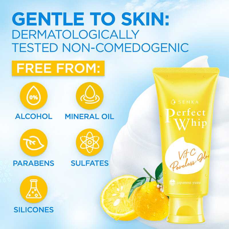 Senka Perfect Whip Vit C Poreless Glow 100 g.
