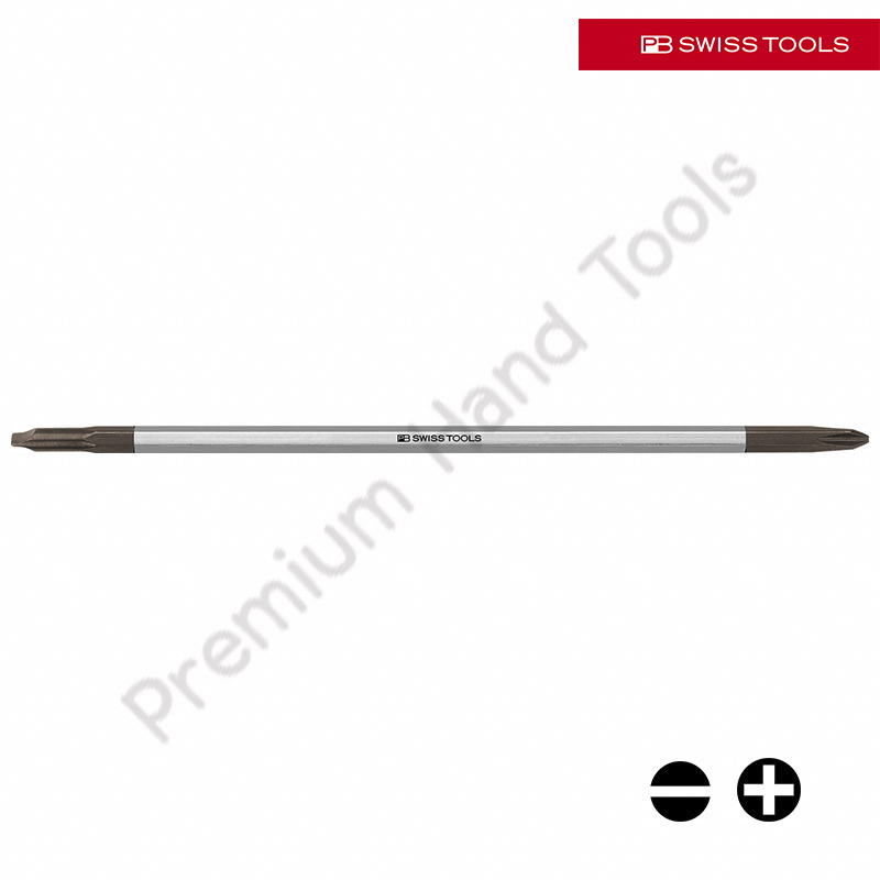 แกนไขควงปากแบน และแฉก PB Swiss Tools รุ่น PB 53 CPH สำหรับไขควงชุดเล็ก
