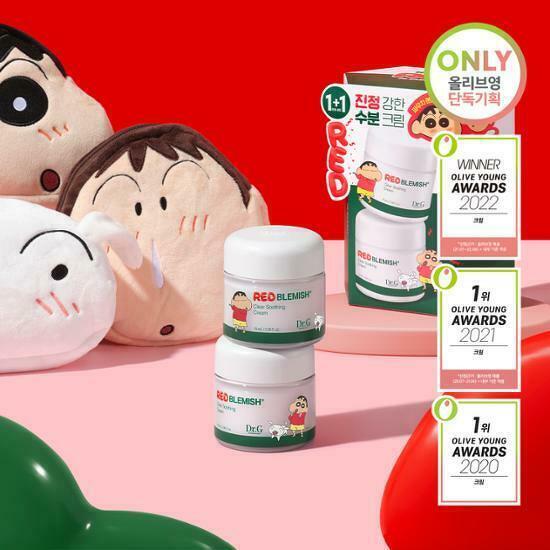 Dr.G R.E.D Blemish Clear Soothing Cream 70 ml. X ชินจัง #Set X 2