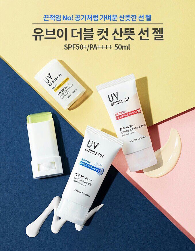 Etude House UV Double Cut Clear Sun Stick SPF50+ PA++++ 19 g.