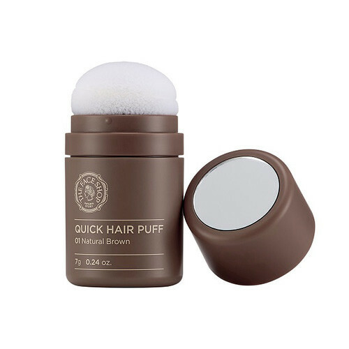The Face Shop Quick Hair Puff 7 g. #01 Natural Brown สีน้ำตาลธรรมชาติ