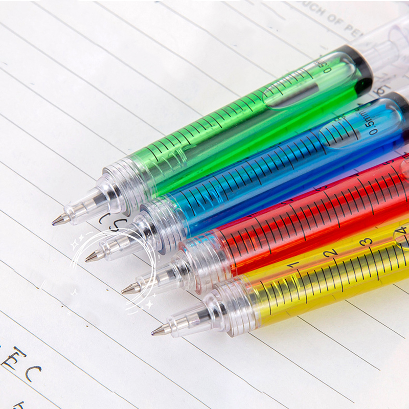 🌈ปากการูปทรงเข็มฉีดยา🌈 ลูกลื่นไส้สีน้ำเงิน 🎲สุ่มสี✔️พร้อมส่งในไทย ของขวัญ ของชำร่วย ปากกา ลูกลื่น