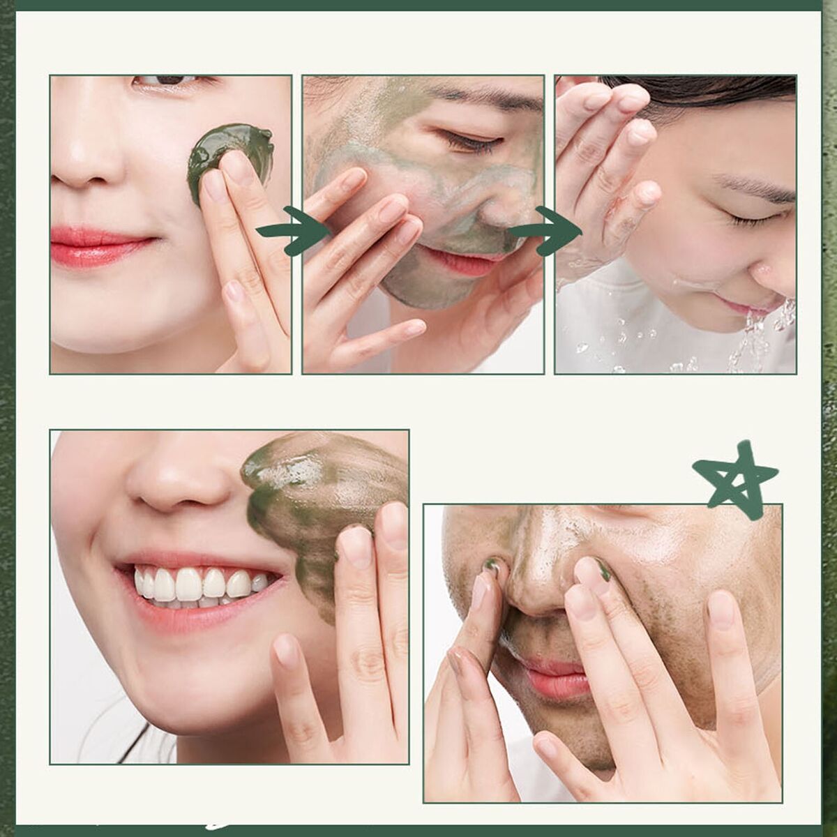 Nunbuzin No.3 Pore & Makeup Cleansing Balm With Green Tea and Charcoal 85 g.