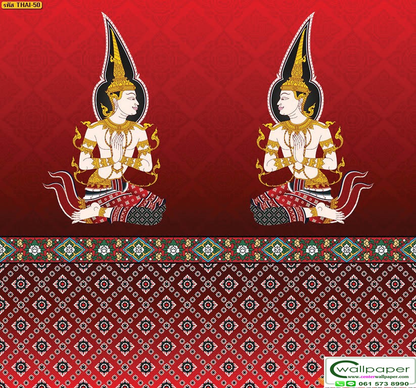 วอลเปเปอร์ลายเทพพนม THAI-51