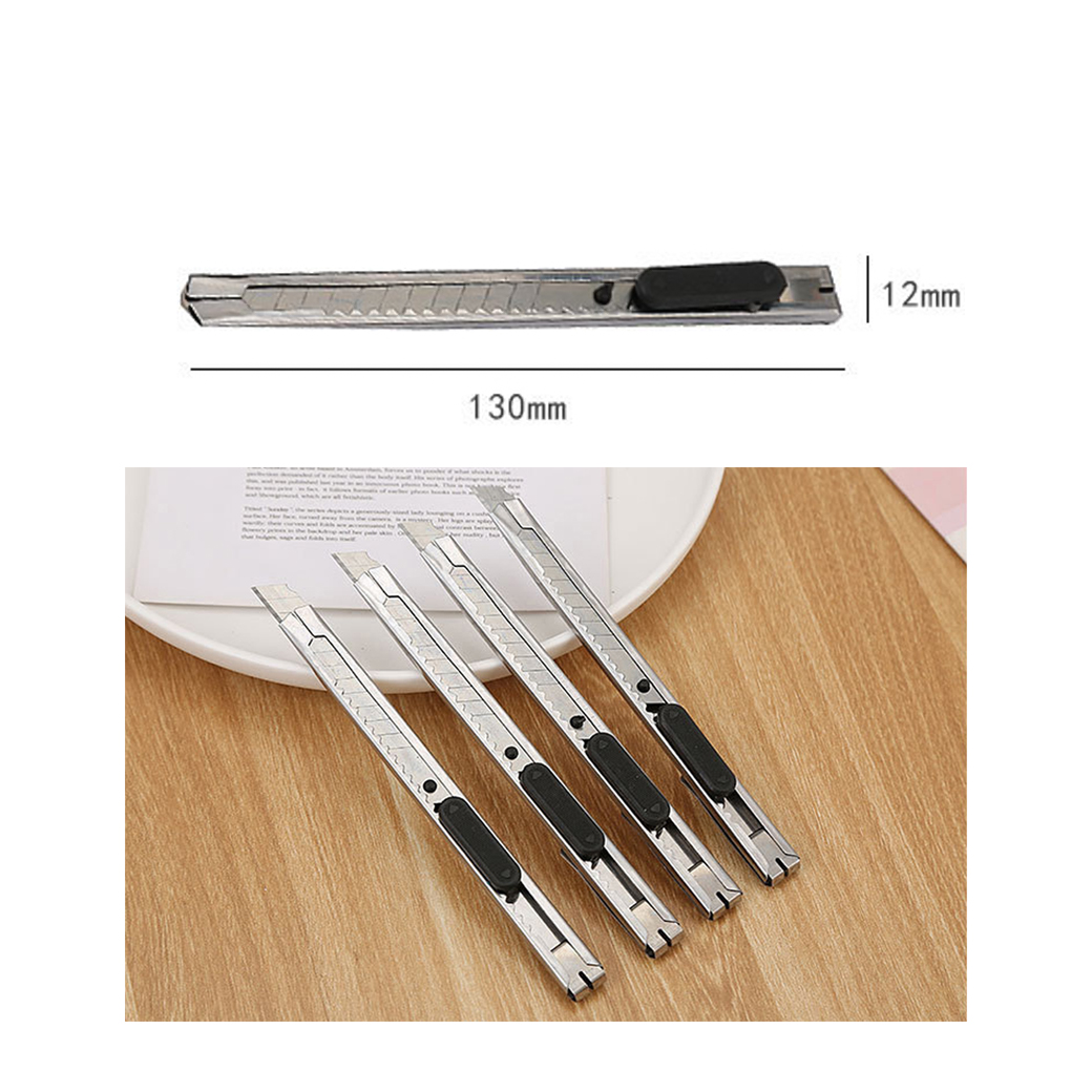 🔥สินค้าขายดี🔥 คัตเตอร์สแตนเลส ชิ้นละ 3 บาท 📌เลือกแบบ ✔️พร้อมส่ง Ohwowshop คัตเตอร์สแตนเลสปลายแหลม คัตเตอร์สแตนเลสปลายตัด ตัดกระดาษ